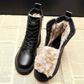 Nadia — Women's Fur-Lined Lace-Up Winter Boots