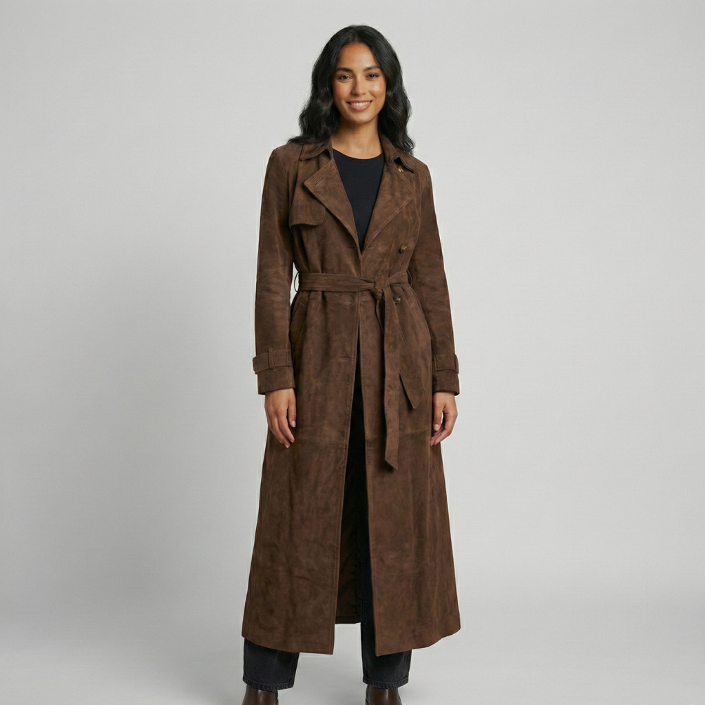 Audrey — Belted Trench Coat