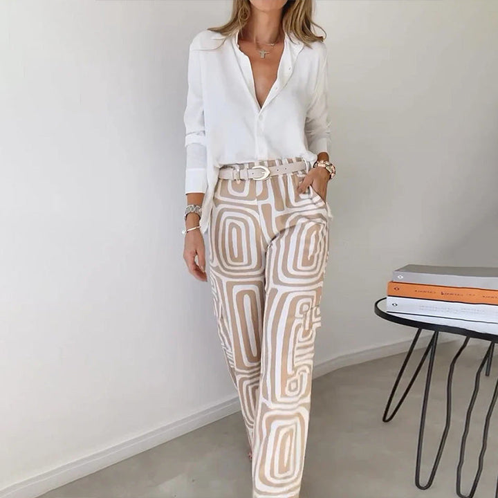 Marlowe — Shirt &amp; Trouser Two-Piece Set