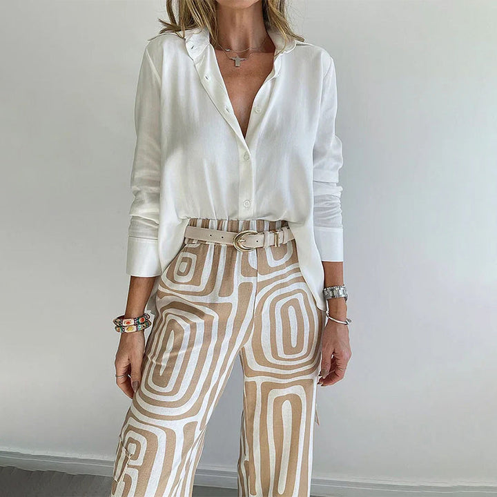 Marlowe — Shirt &amp; Trouser Two-Piece Set