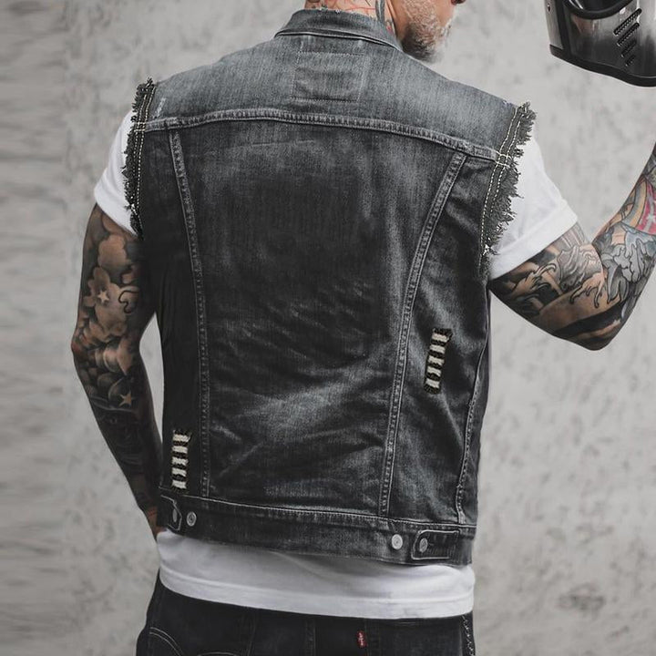 Jeb — Casual Denim Vest