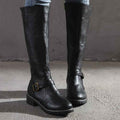 Beatrice Rose — Women's Low-Heel Riding Boots