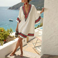 Delilah — V-Neck Kaftan Beach Cover-Up
