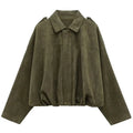 Beatriz — Women's Oversized Zip-Front Bomber