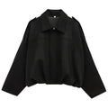 Beatriz — Women's Oversized Zip-Front Bomber