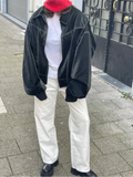 Wallis — Women's Oversized Zip Bomber