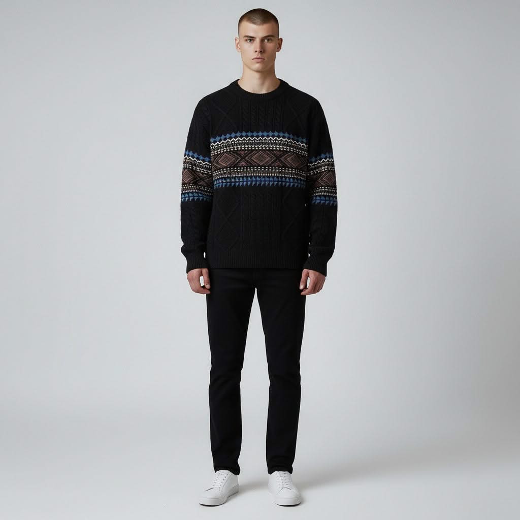 Jonah — Nordic Cable-Knit Sweater