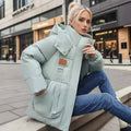 Solene — Women's Funnel-Neck Padded Coat