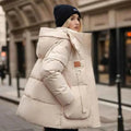Solene — Women's Funnel-Neck Padded Coat