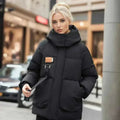 Sylvie — Women's Funnel-Neck Padded Coat