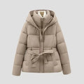 Rosalie — Women's Belted Hooded Puffer Coat