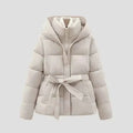 Bettine — Women's Belted Hooded Puffer Coat