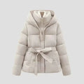 Rosalie — Women's Belted Hooded Puffer Coat