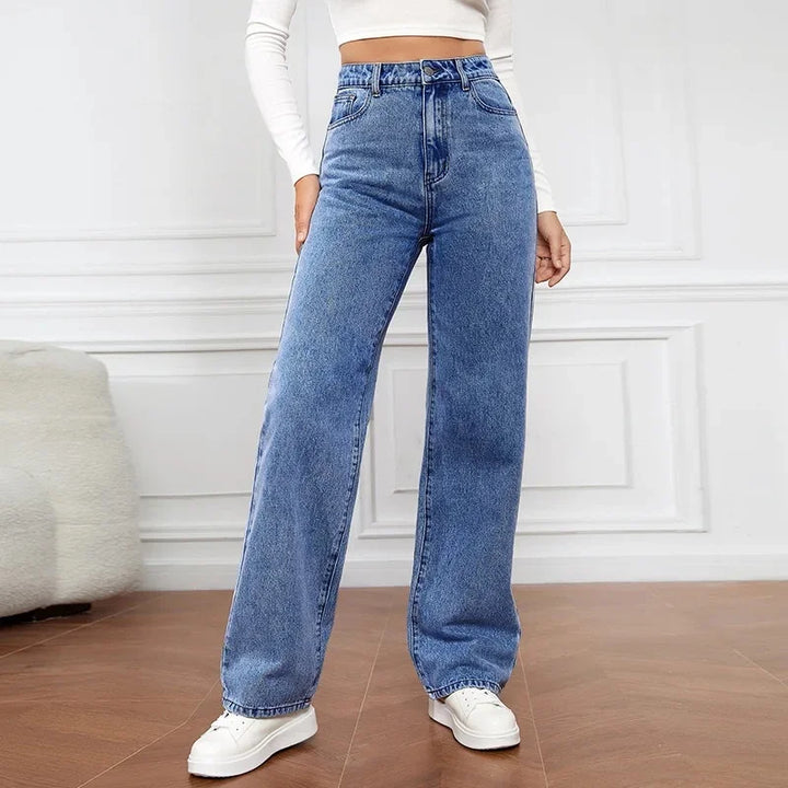 Adelaide — High-Rise Wide-Leg Jeans