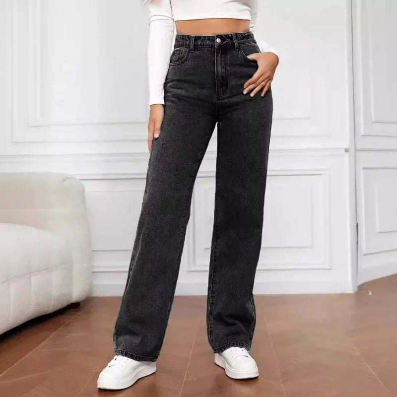 Adelaide — High-Rise Wide-Leg Jeans