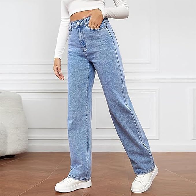 Adelaide — High-Rise Wide-Leg Jeans