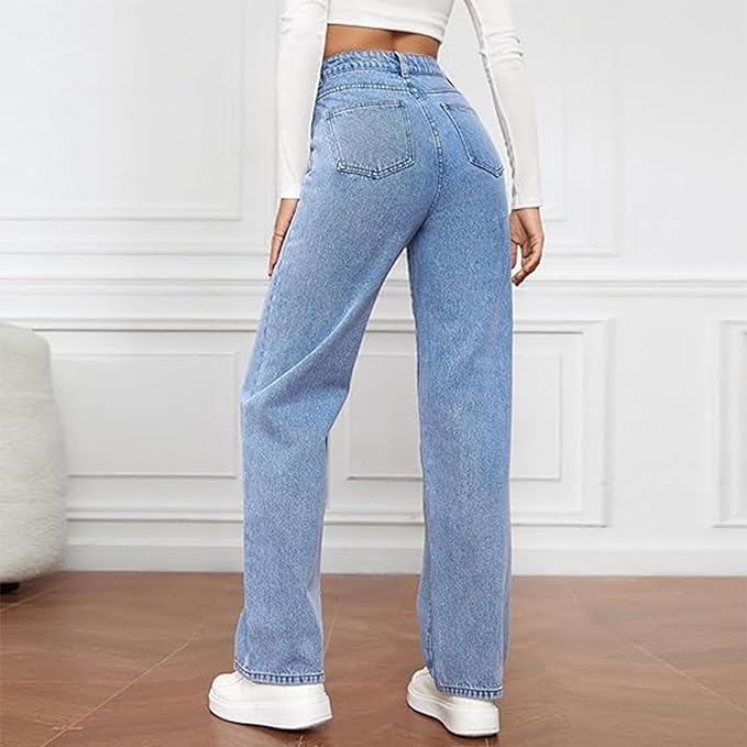 Adelaide — High-Rise Wide-Leg Jeans