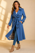 Fritha — Women’s Double-Breasted Belted Long Trench