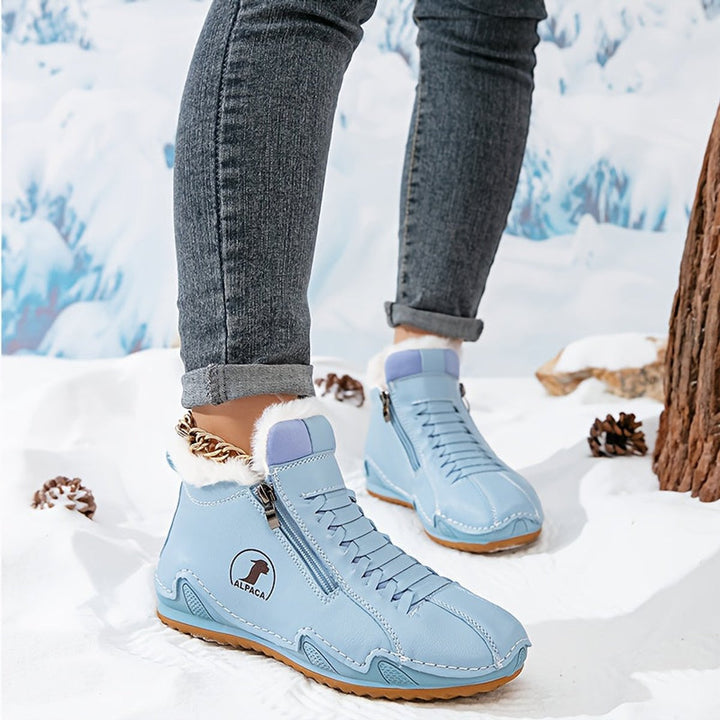 Willow — Women’s Faux-Fur Lined Wide-Fit Zip Winter Ankle Boots