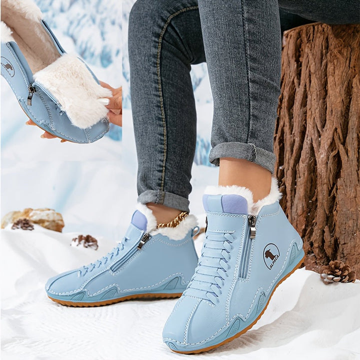 Willow — Women’s Faux-Fur Lined Wide-Fit Zip Winter Ankle Boots