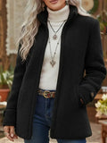 Dovie — Women’s Fleece Zip-Up Teddy Coat