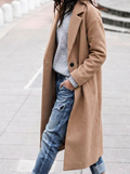 Kirsa — Women’s Oversized Wide-Lapel Long Coat
