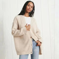 Odile — Women’s Oversized Ribbed Longline Cardigan