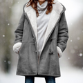 Gwendolen — Women’s Hooded Fleece-Lined Snow Coat