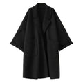Nyla — Women’s Oversized Cocoon Coat with Patch Pockets