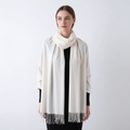 Tove Rose — Women's Tassel-Trim Winter Scarf