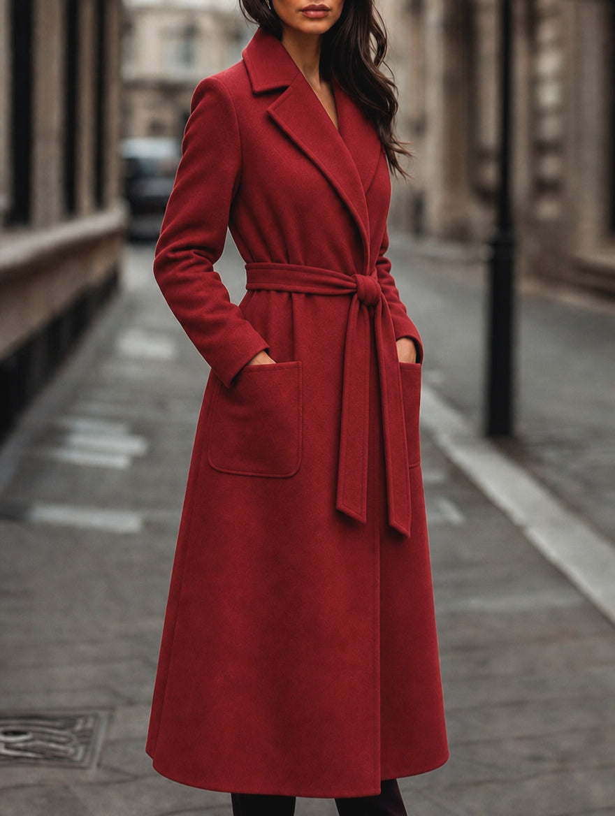 Quenby — Women’s Belted Full-Length Trench Coat