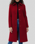 Brontë — Women’s Stand-Collar Single-Breasted Long Coat